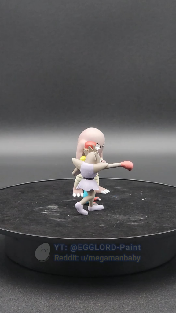 (Day 46) All Pokémon to Scale #0106 - #0107 (Hitmonlee, Hitmonchan)