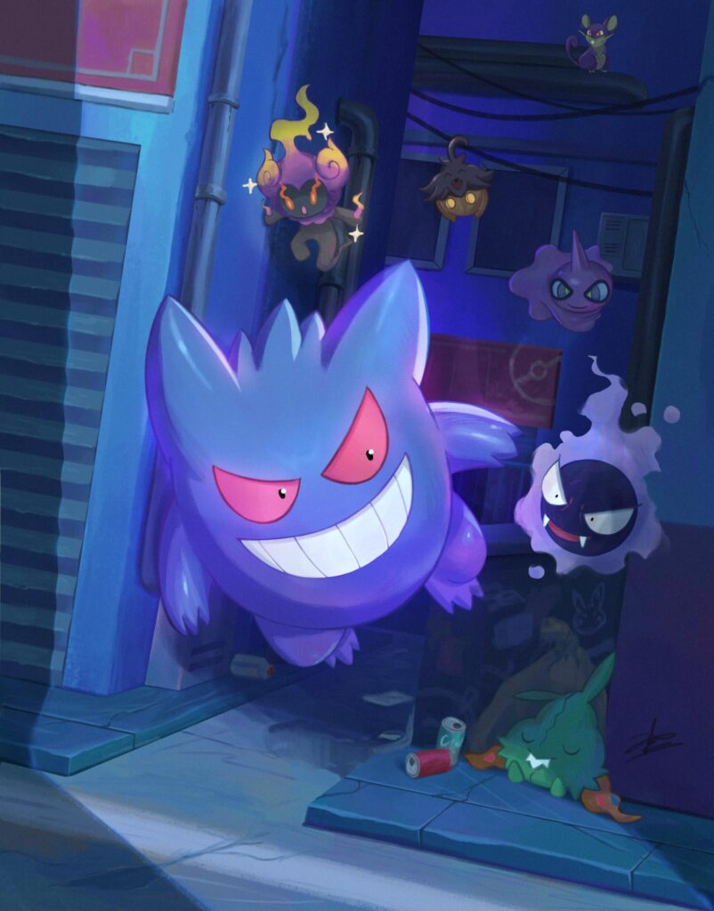 [OC] Gengar and his Spooky gang