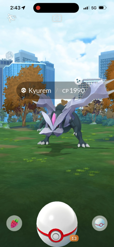 Couldn’t catch this shiny.