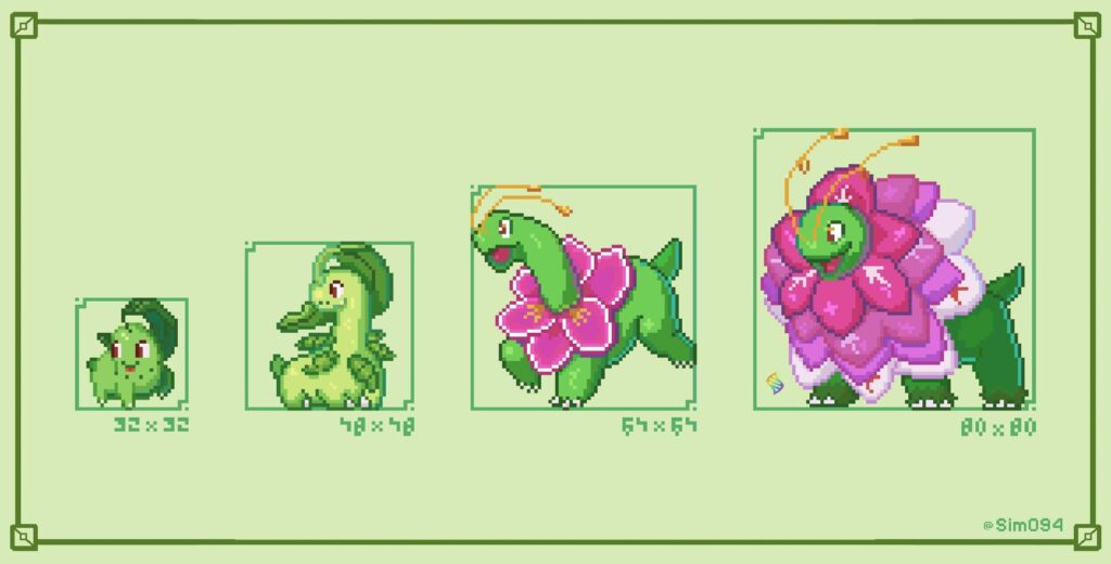 [OC] - Chikorita line, people favorite radish