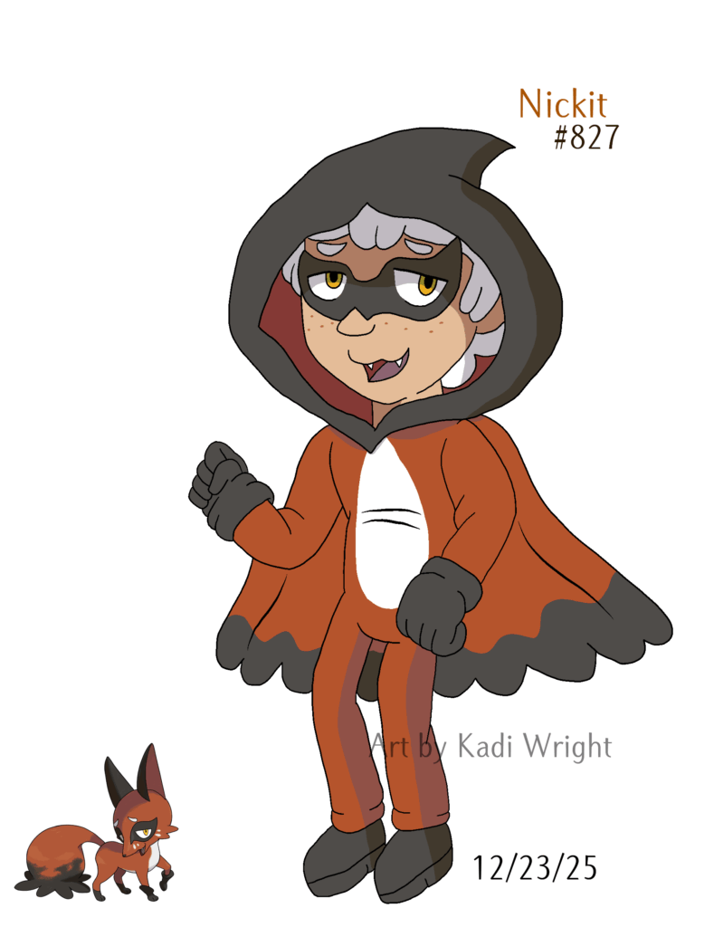 Humanized Nickit (Art by me)