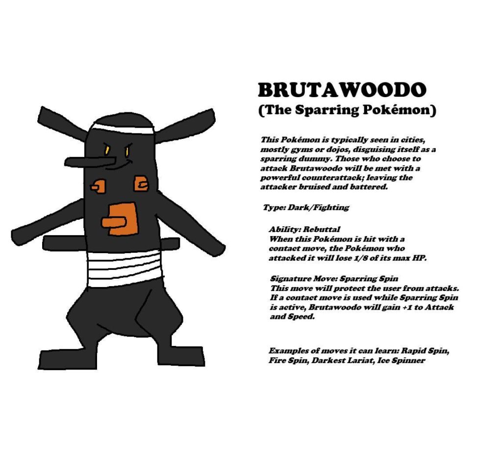 The convergent version of Sudowoodo… BRUTAWOODO!
