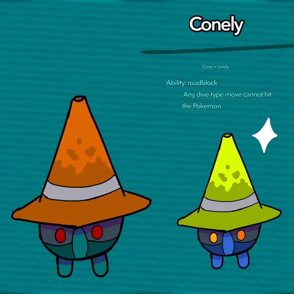 Knight + street themed Fakemon