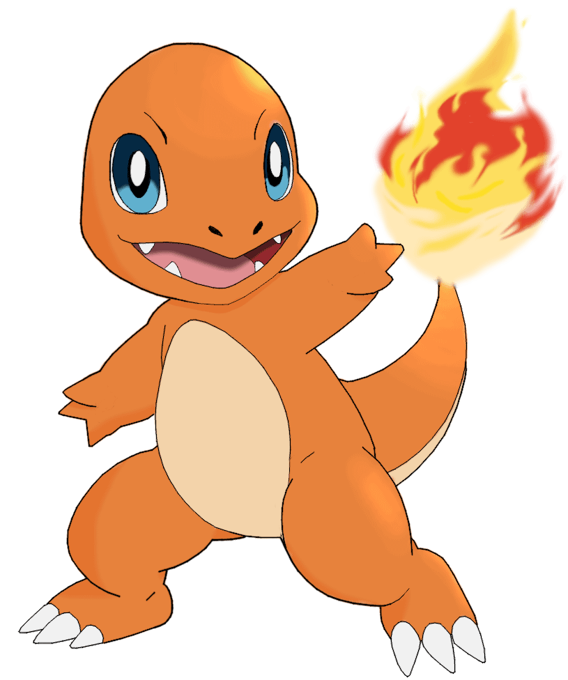 Trying to draw every pokemon. Charmander's flame is his health indicator. Do you think this one is healthy?(OC)