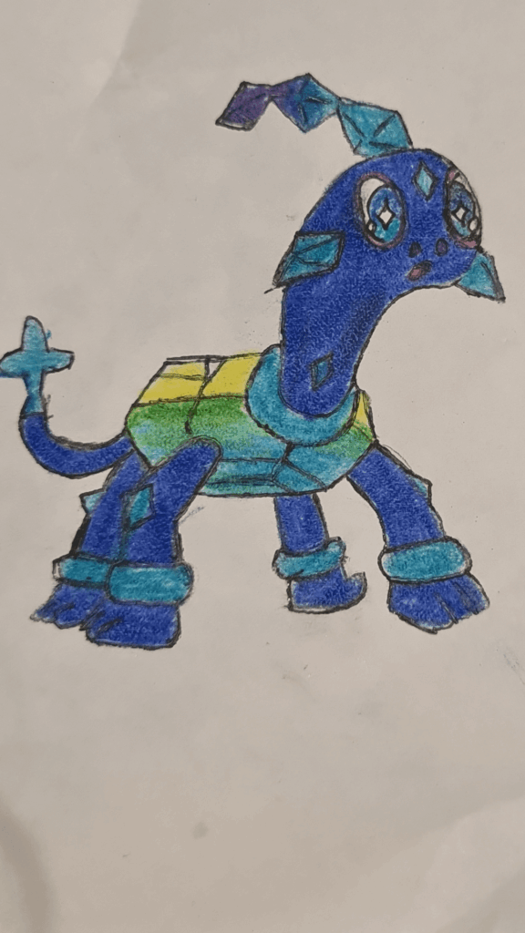 I draw Terapagos, my fav pokemon!