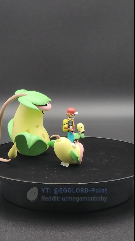 (Day 29) All Pokémon to Scale #0069 - #0071 (Bellsprout, Weepinbell, Victreebel)