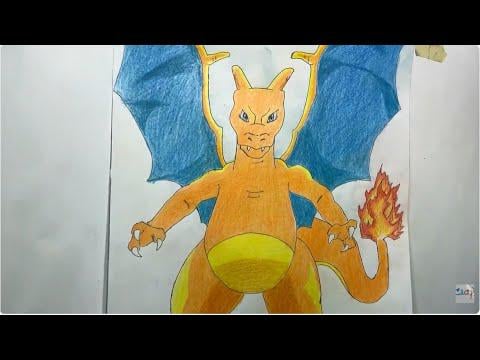 Step by Step Drawing Charizard