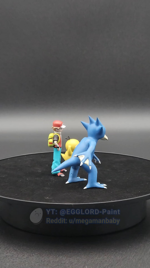 (Day 23) All Pokémon to Scale #0054 - #0055 (Psyduck, Golduck)