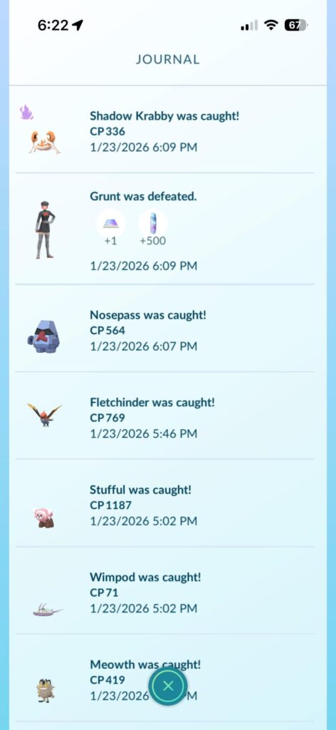 Shadow Krabby has been dropped!