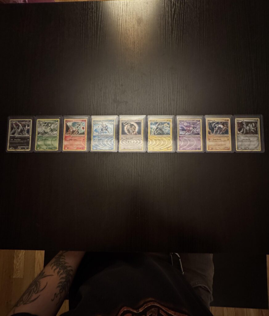 Finally completed the Arceus AR secret rare subset from 2009!