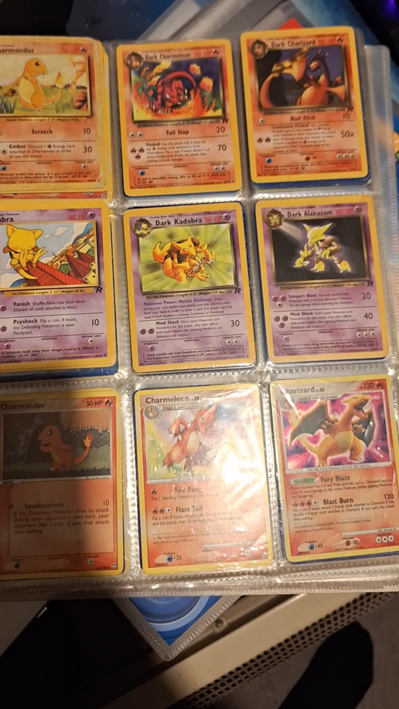 Binder flip of my childhood collection