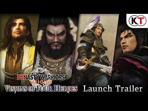 DYNASTY WARRIORS: ORIGINS Vision of Four Heroes - Launch Trailer