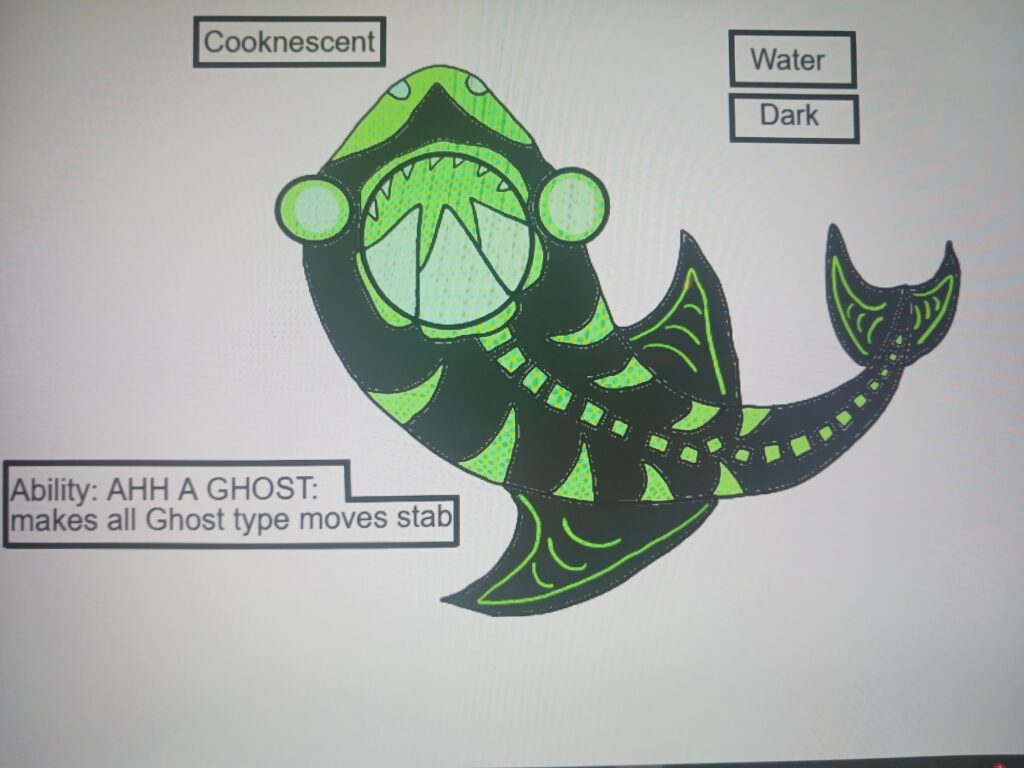 I was wondering if I did the Cookie Cutter Shark justice as a fakemon?