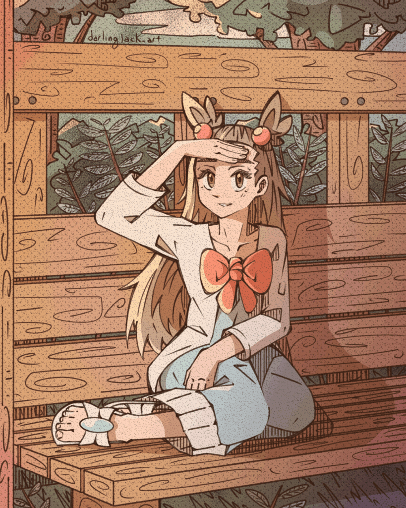 Jasmine from Pokémon HeartGold & SoulSilver [OC] 🏕