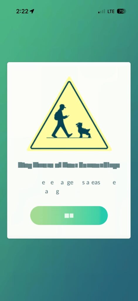 Well, this is a new glitch…