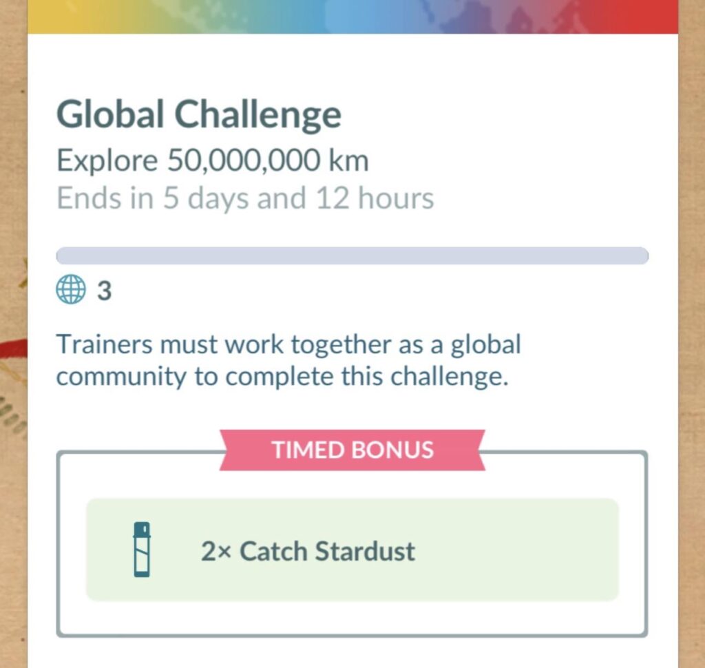 Global Challenge Part 2: Walk 50 million km