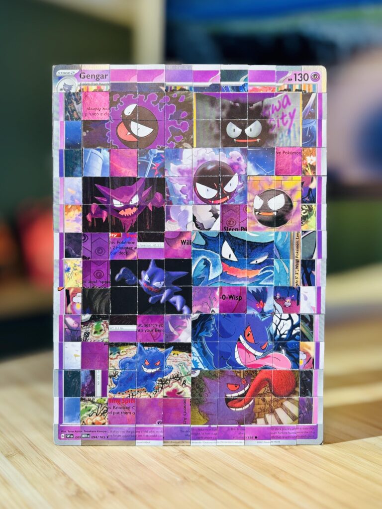 I made this Gastly, Haunter, Gengar mosaic. What evolutions would you like to see next? OC