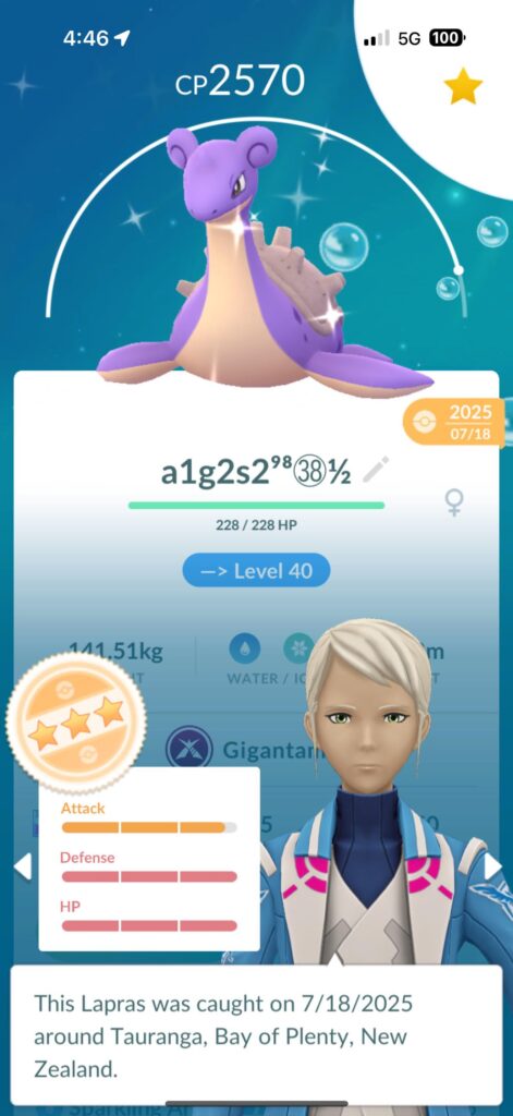 Help please with G-Max Lapras !