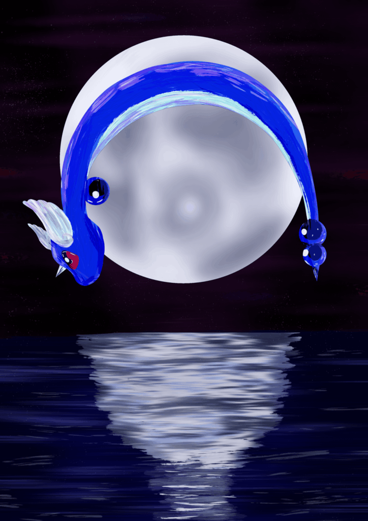 Just trying different versions for coloring, Dragonair [OC]