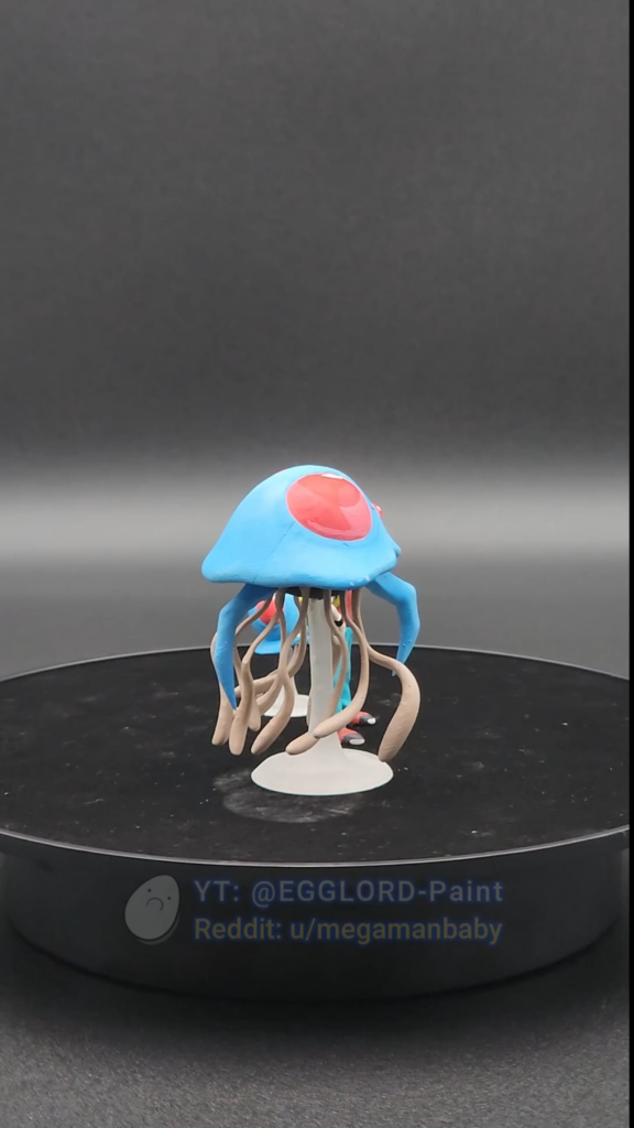 (Day 30) All Pokémon to Scale #0072 - #0073 (Tentacool, Tentacruel)