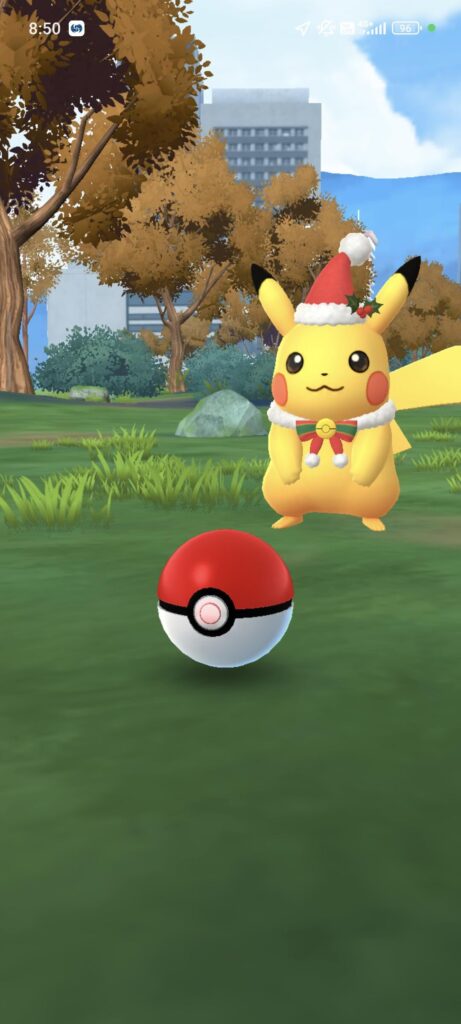 Pikachu showing up for the last bit of Christmas