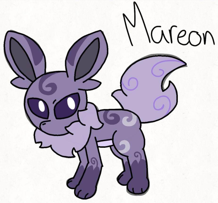 The Ghost type evolution for my regional Eevee - Mareon!!