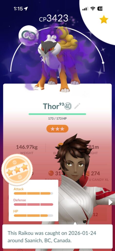 Would you have leveled up the shiny or the 96?