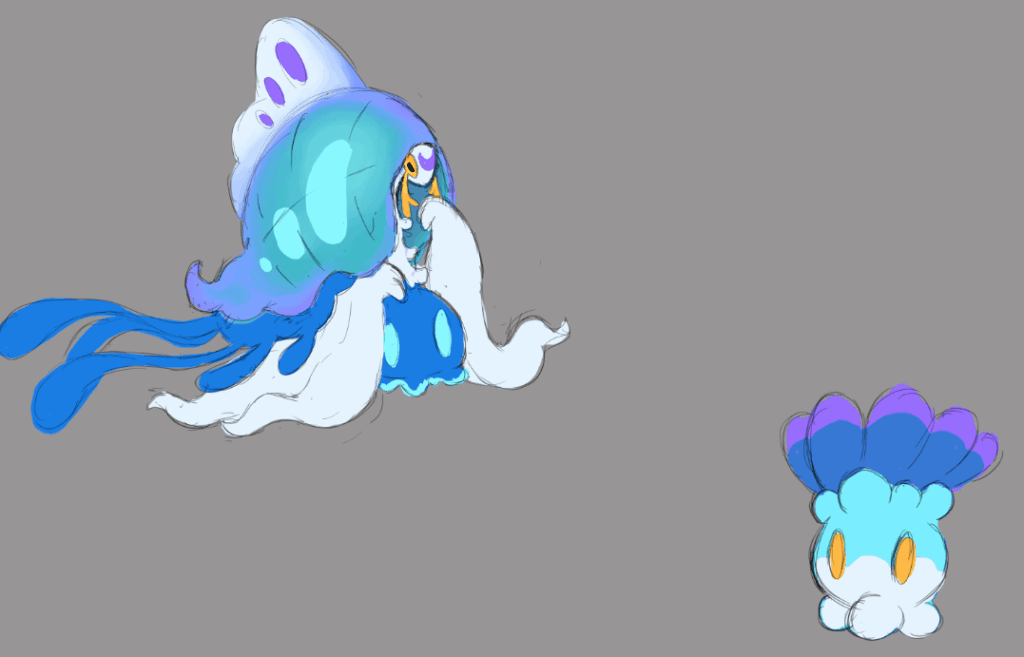 Anemo and Casiosalis (missing the in-between stage)