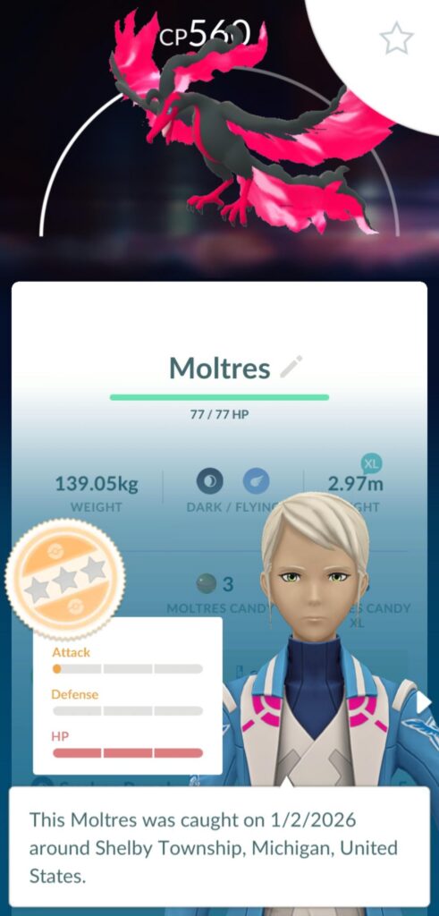 Finally Caught A Galarian Moltres! Buttttt...