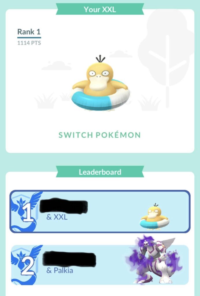 Hehe, the duck with the floatie wins