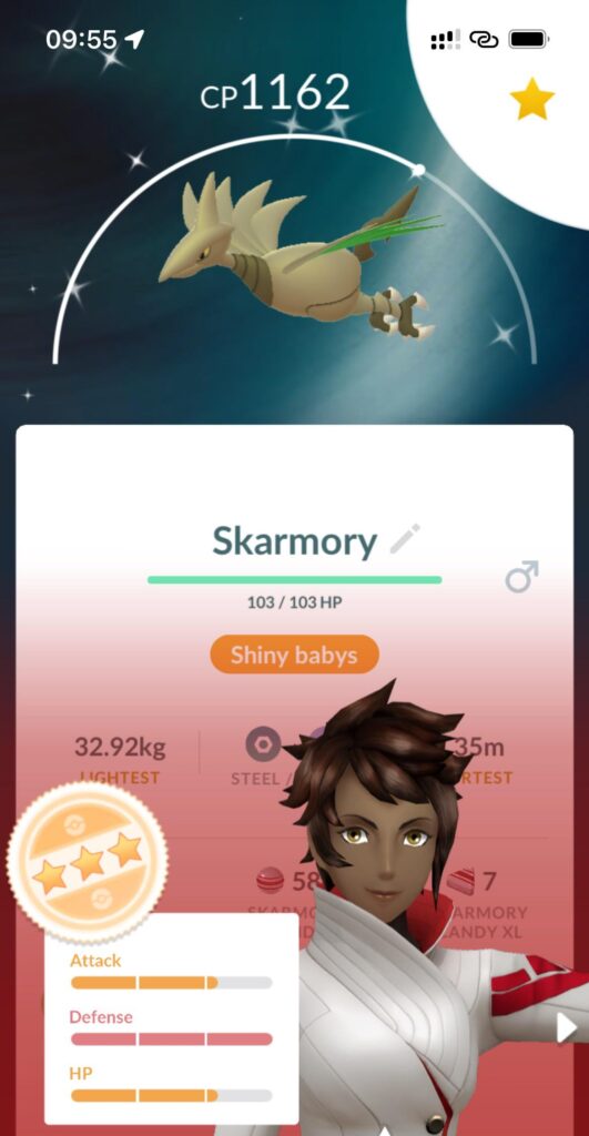 Shiny Skarmory hatch :3