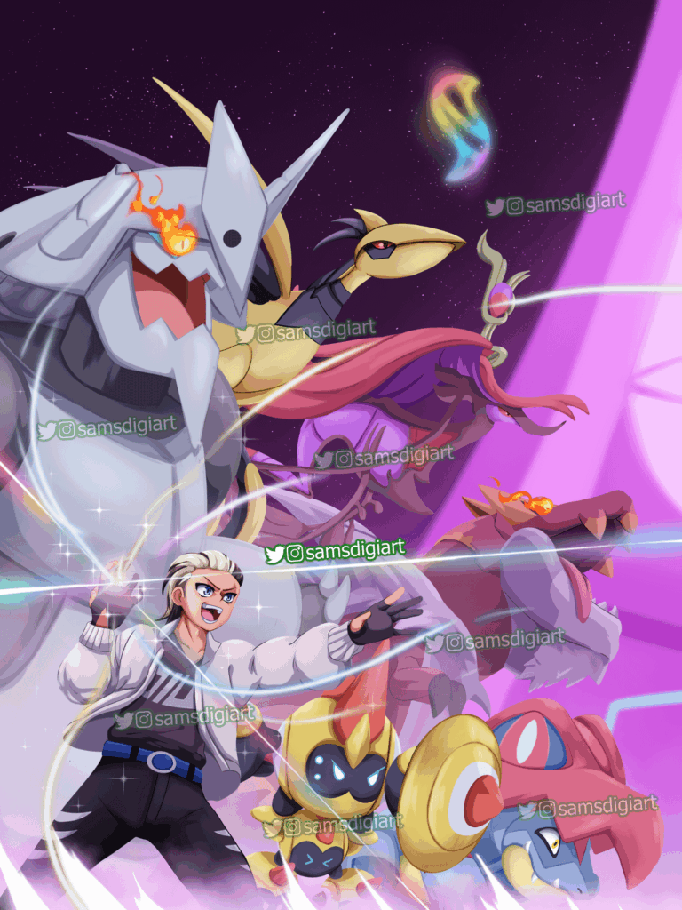 I drew my Legends ZA endgame team! (+My fit) ✨