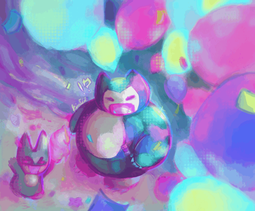 Another Snorlax fanart by me:)