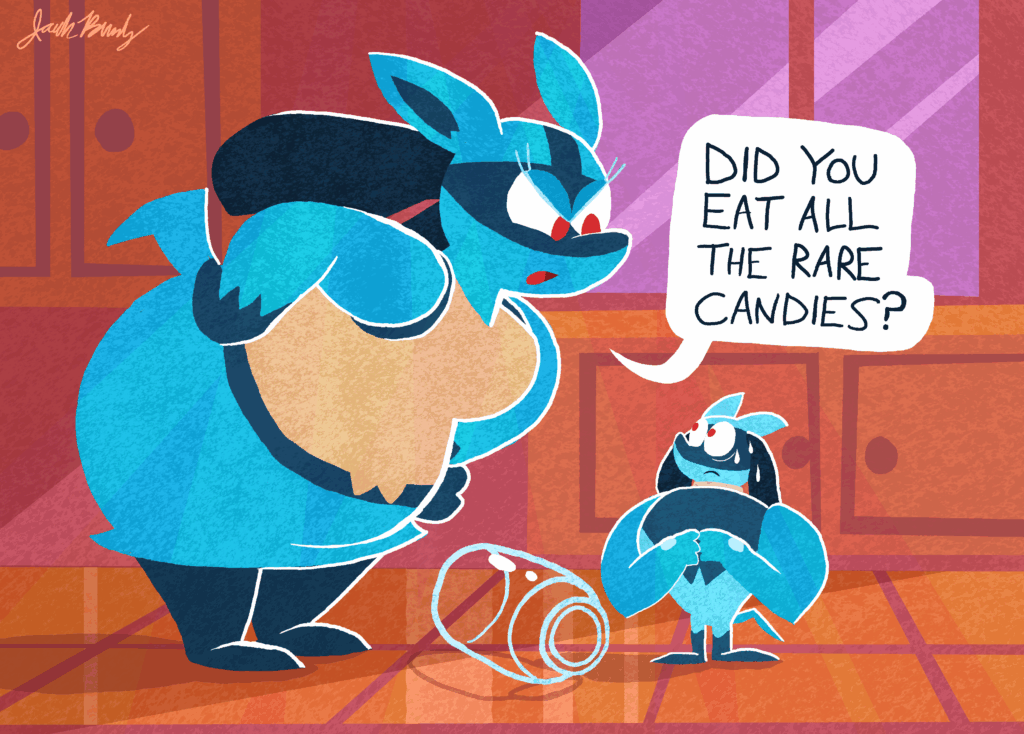 [OC] Looks like Riolu might get grounded...