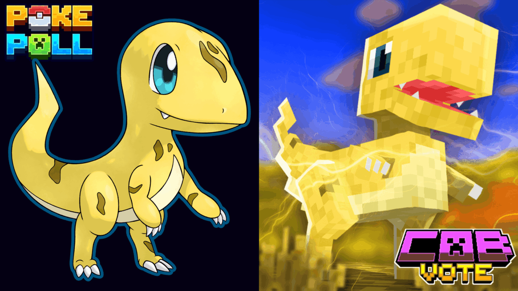 Turning Fakemon designs into Minecraft-style mobs.