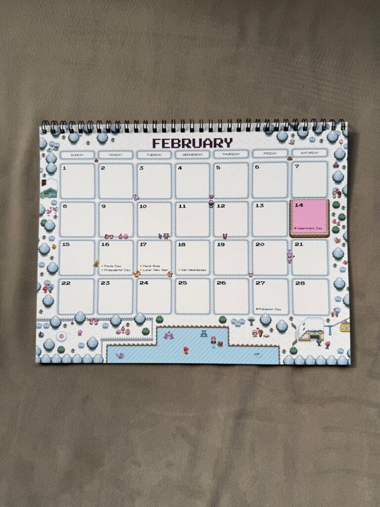 [OC] - i made a custom calendar for 2026 that changes with the seasons! What do you think?