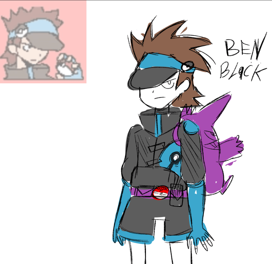 Black and white prototype male trainer