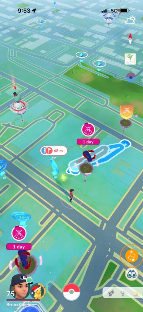 My stationary route give me cells. New post for the person that asked last week.