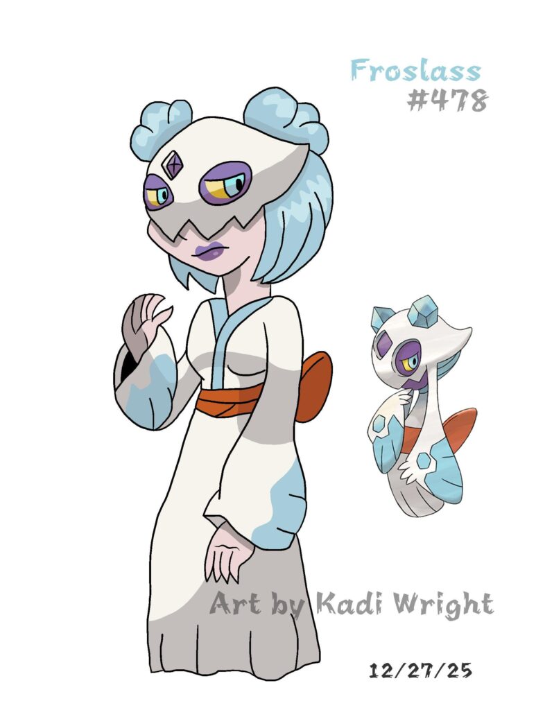 Humanized Froslass [Art by me]