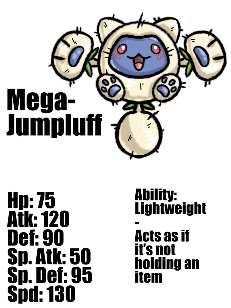 Mega Jumpluff Render