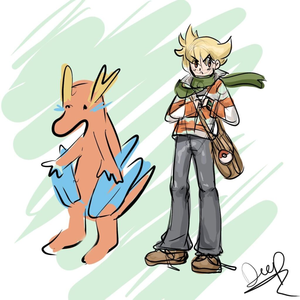OC Barry and Floatzel