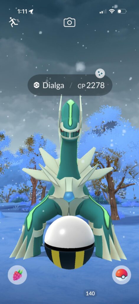 Before I tapped I said let’s see if I get a shiny