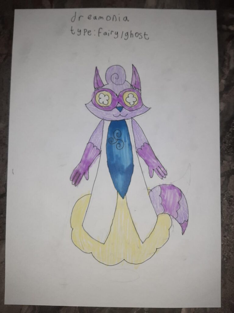 A dream raccoon and a reverse mermaid!