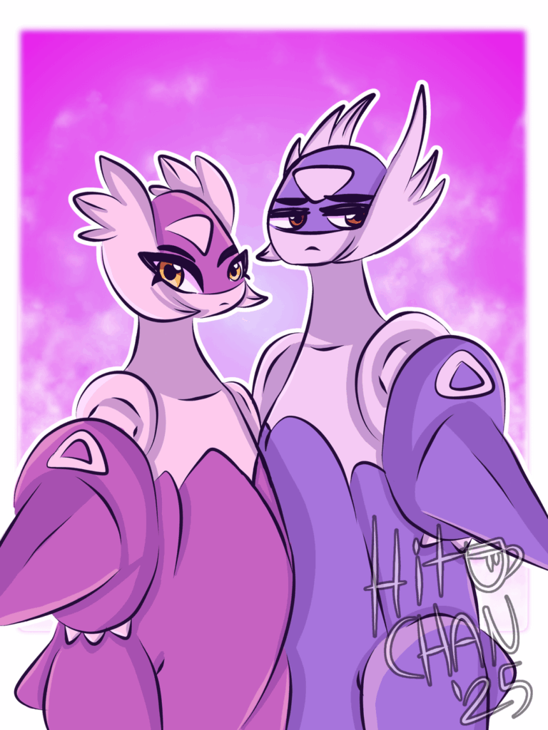 [OC] 💜Mega Latios & Latias💜