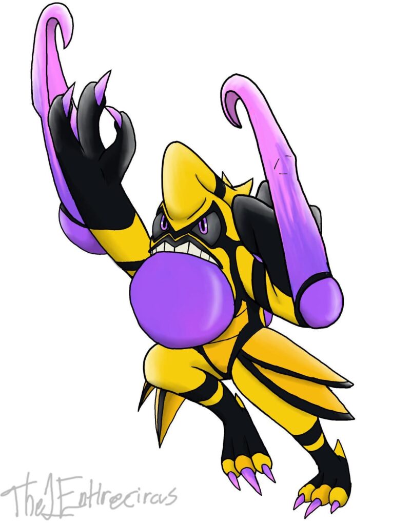 My idea concept for Mega Toxicroak (OC)