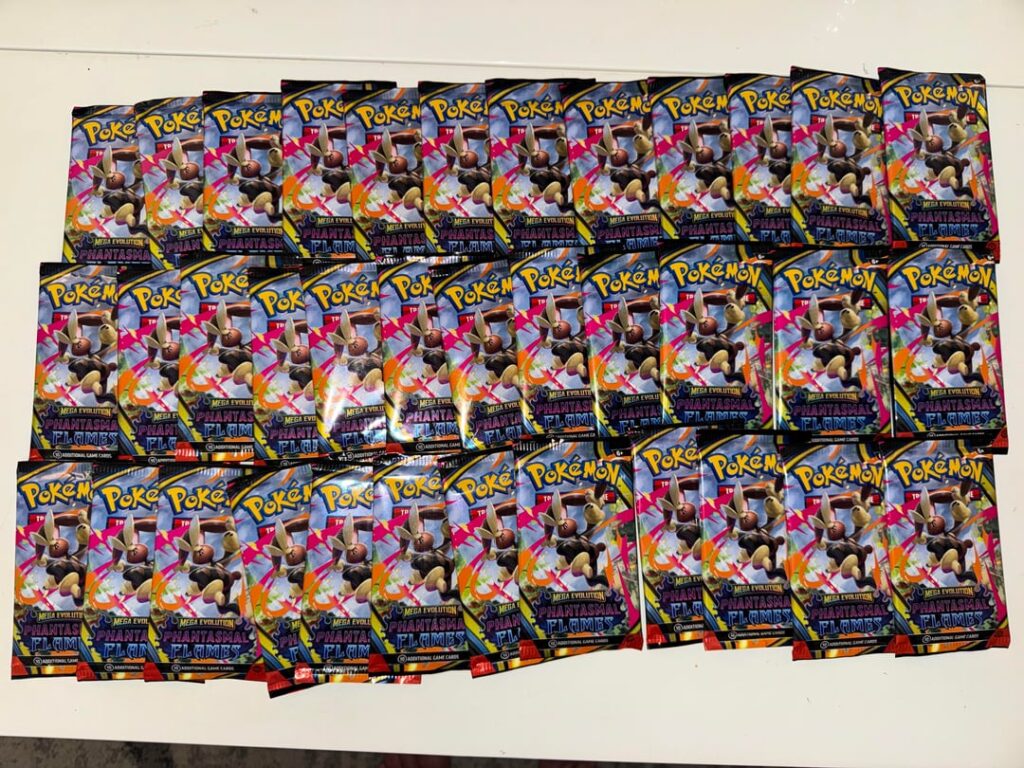 Opened 36 lopunny packs