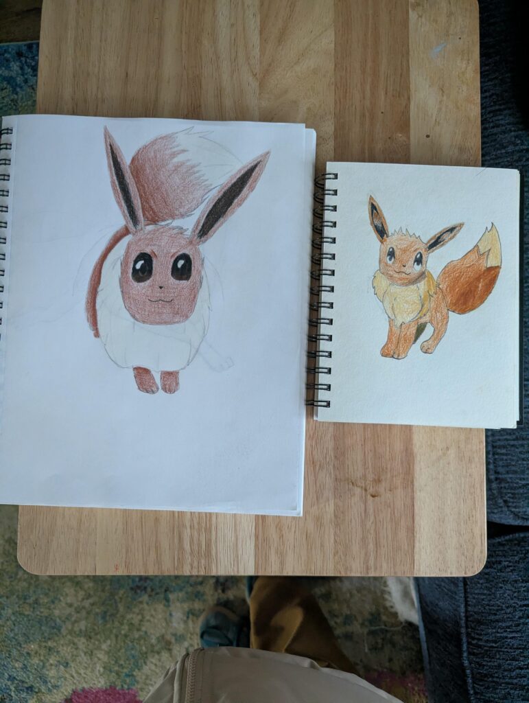 Little poll, what Eevee drawing do you like more