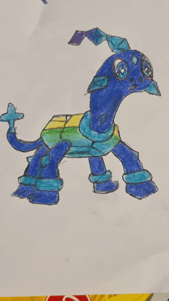 I draw terapagos, my fav pokemon!