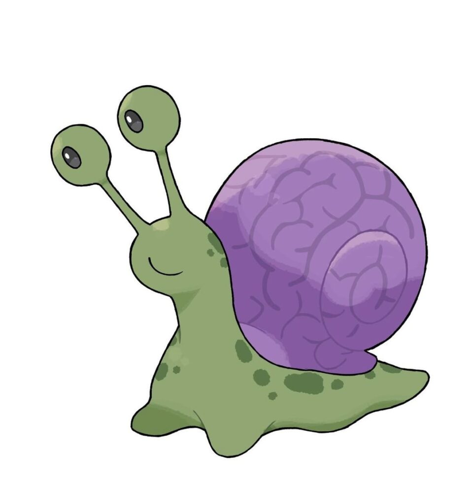 Bug/Psychic Snail Fakemon