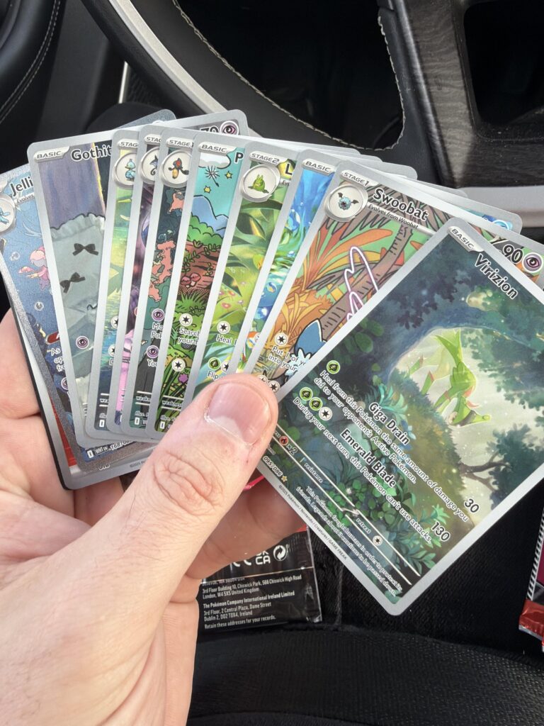 Sitting in a parking lot on my lunch break and pulled my first god pack!